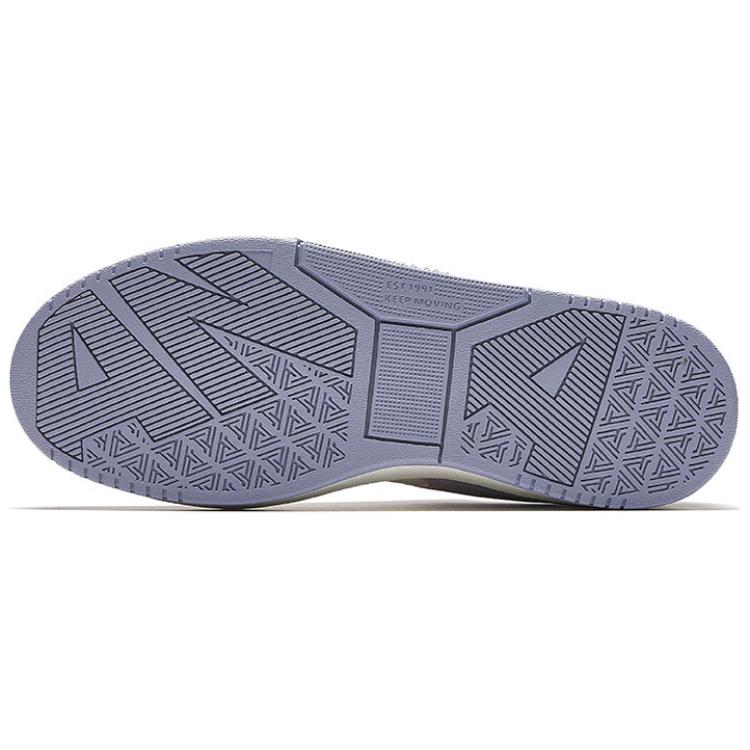 Anta Classic Comfortable Fashion Non-Slip Wear-Resistant Low-Top Skate Shoes Women sneaker White Purple Pink 122518010-4