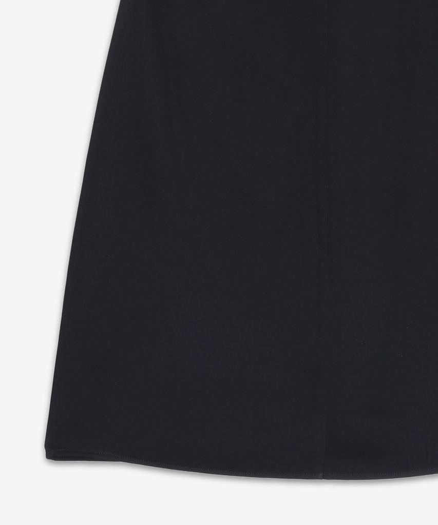 COURREGES Scarf Mock Neck Dress - Black / 125Cro576Pl01479999