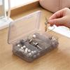 Versatile Jewellery Sorting Box Travel Friendly Plastic Jewelry Box 2 Layer Container for Organizing Accessories