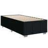LED Boxspring Bed with Mattress Black 80 X 200 Cm Fabric