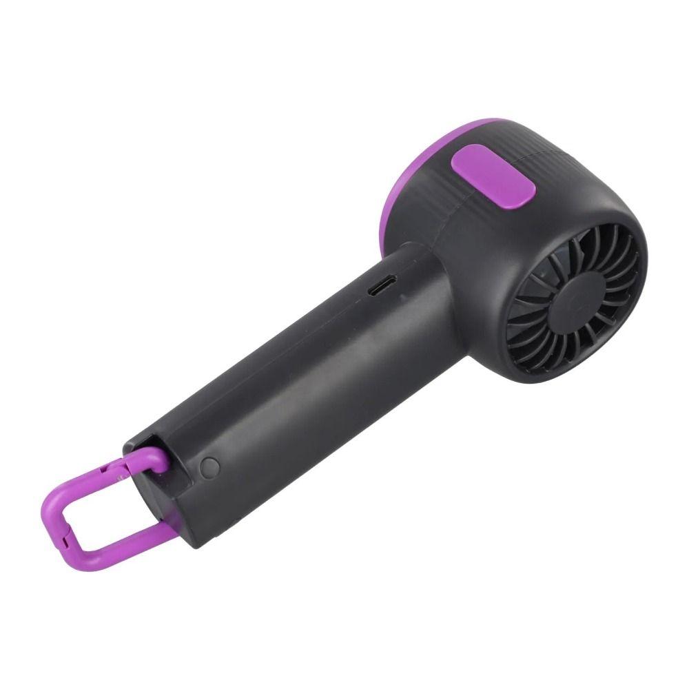 With Hanging Buckle Handheld Small Fan Fast Cooling Fan Summer Supplies