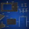 8M0120717 Xi Series Trolling Motor Quick-Release Mounting Bracket Kit for Bow Mounted MotorGuide Xi Series Trolling Motors