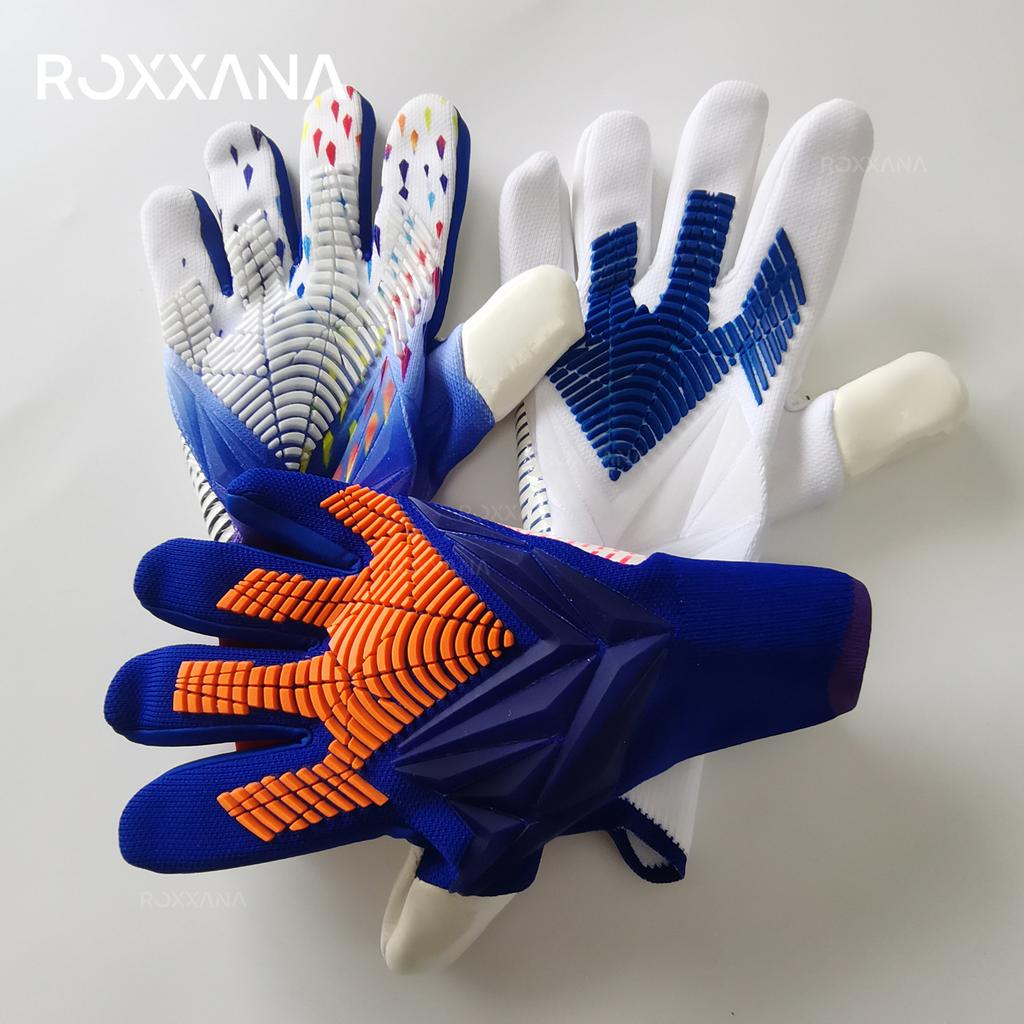 ROXXANA Youth Adult Football Sports Competition Training Professional Player Anti-slip Waterproof Latex Goalkeeper Gloves
