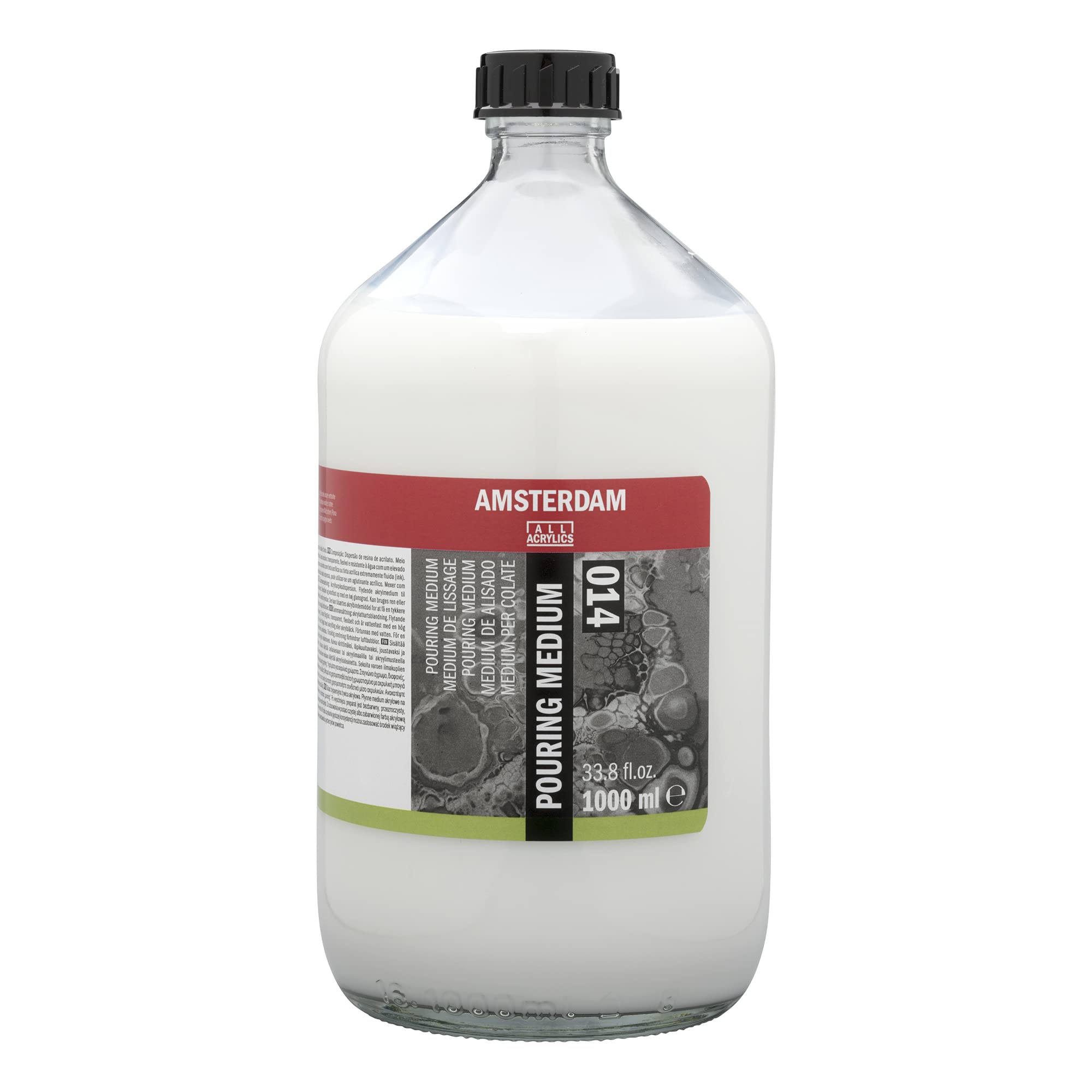 

Talens Japan Amsterdam Acrylic Medium, Pauling Medium, T2432-3014, 1000ml, Colorless