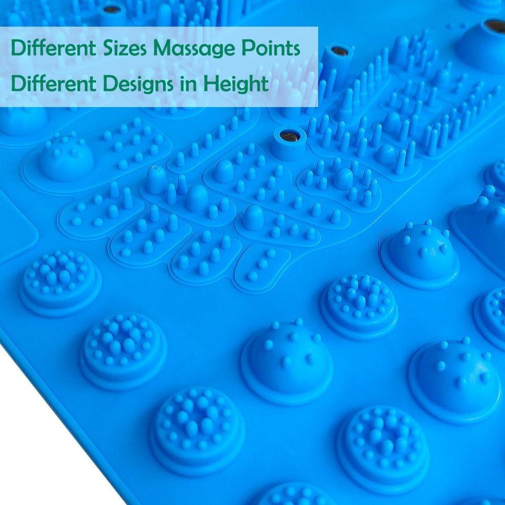 Improved Circulation Acupressure Foot Massage Mat Pressure Relief Feet Massage Pad  Home Office