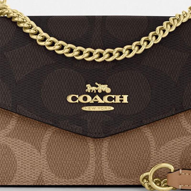 COACH Klare Signature Canvas Shoulder Crossbody Bag