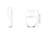 [Authentisch] RIEDEL Apfel-Dekanter, 1500ml, 1460/13, Klar