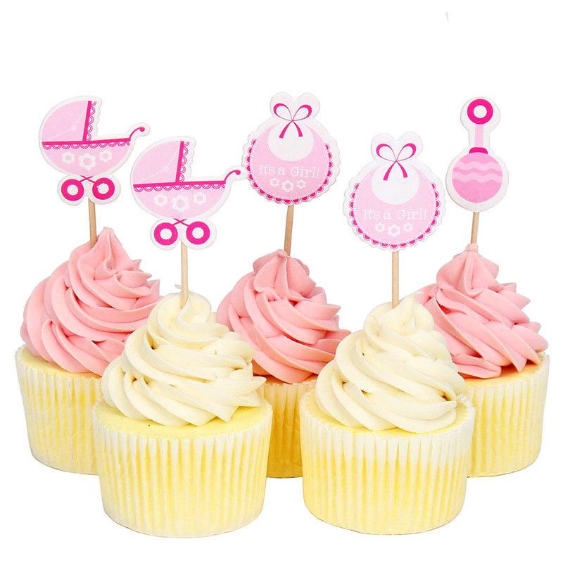 Buy Happy Birthday Cake Decoration Insertion 18 Pieces Party Blue Water