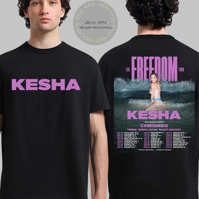 Kesha The Freedom Tour 2026 Schedule Dates Two Sided T-Shirt M