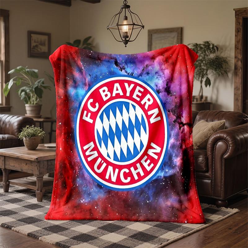 Bayern Munich Print Flannel Blanket Soft Warm Sofa Bed Throw Blanket For Home Office Bedroom