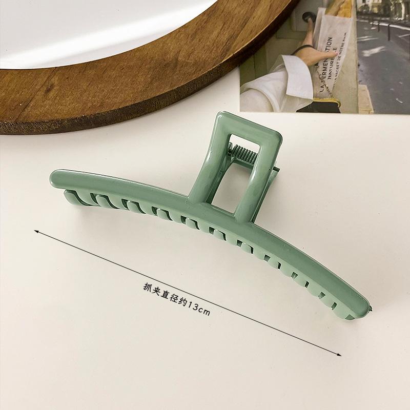 Grab Clip Large Acrylic Shark Clip Summer Hairpin Female Back Of Head Grab Clip Plate Hair Hairpin Broken Hair Bangs