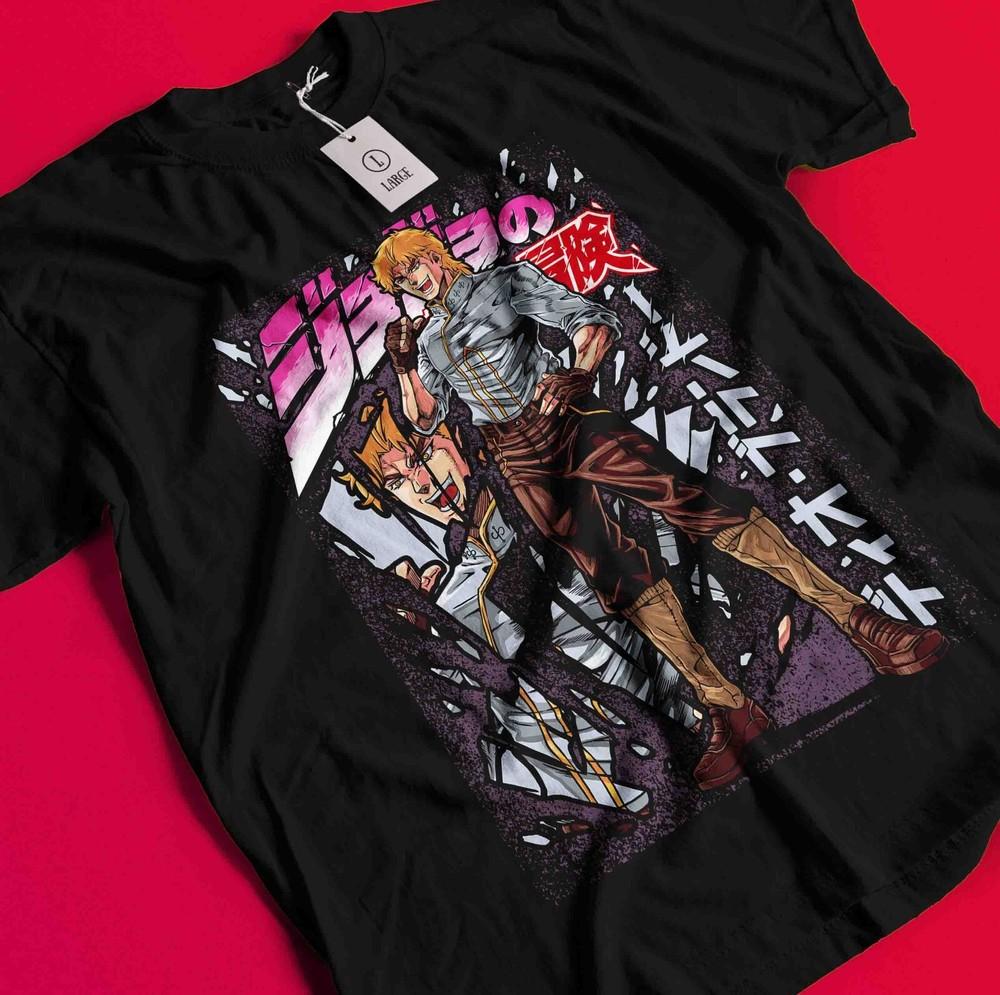 

Jojo s Bizarre Adventure T-Shirt Jonathan Joeastar Shirt Dio Tshirt Jotaro Kujo BB1265 S