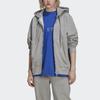 Adidas X Stella McCartney Hooded Zip-Up Long Sleeve Sweatshirt Jacket Women Outerwear Medium-Hemp-Grey HA8966