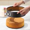 3pcs/set Removable Bottom Cake Molds Non-Stick Surface DIY Bakeware Carbon Steel Bake Pan Heart Round Square Shape