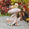 1pc Creative Frog Ornament Garden Courtyard Sculpture Study Bedroom Resin Decoration Crafts