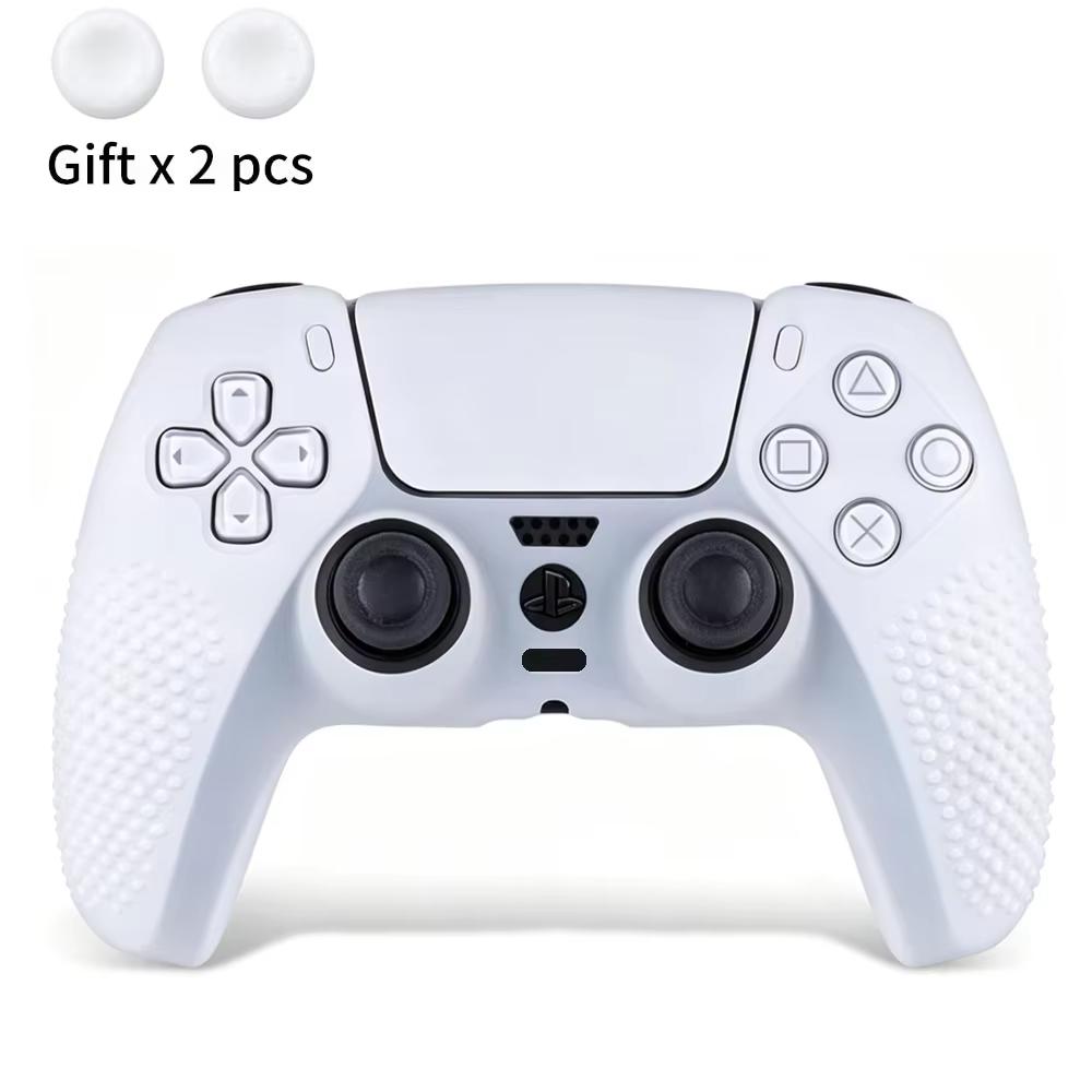 For PS5 Soft Silicone Gel Rubber Case Thumb Grips Caps Cover For SONY Playstation 5 Controller Protection Case For PS5 Gamepad