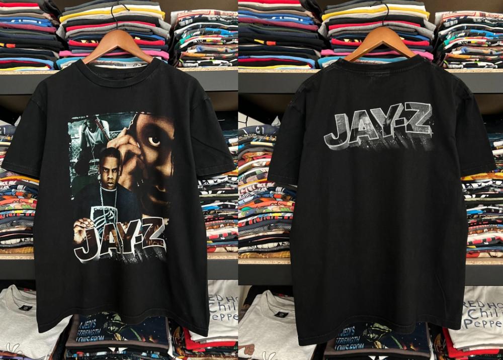 

Vintage 90s JayZ Rap Bootleg Black TShirt Hip Hop Streetwear Music Graphic Tee Unisex T-Shirt XXXXL