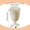 54cm Tall Wheelie Bin with Lid for Kitchen, Toilet, Home, Office, Vanity, Bathroom