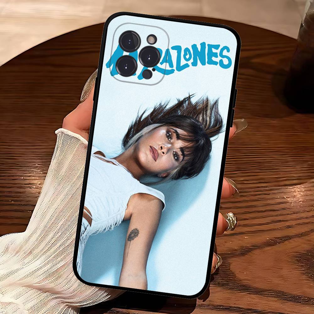 Spanish Singer Aitana Ocana Phone Case For IPhone 17 Air 16 15 14 Plus 13 12 Mini 11 Pro Max Black Cover