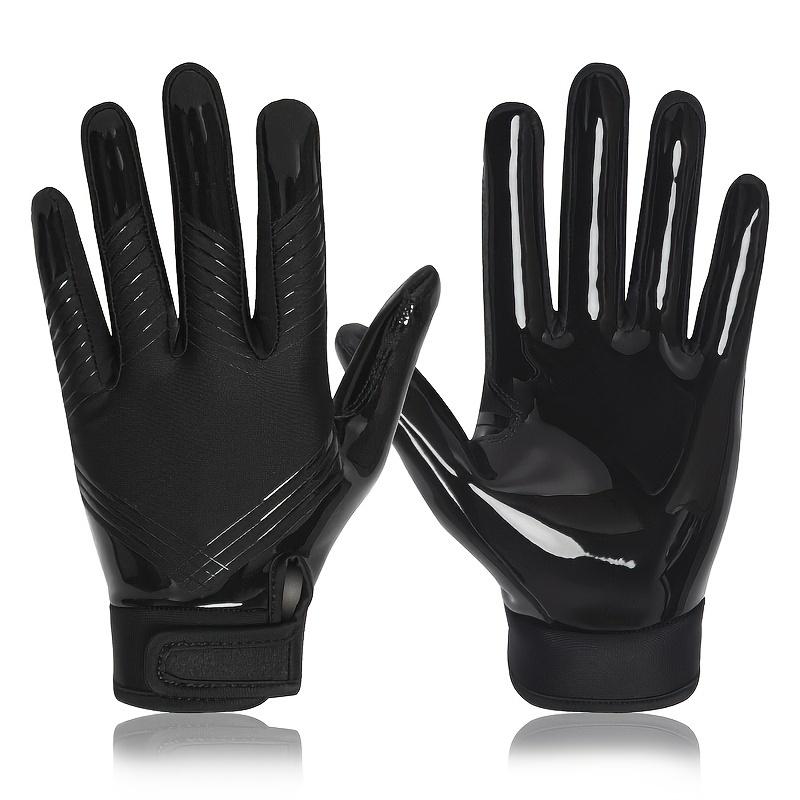 Polyester Football Gloves Adjustable Wrist Strap for Sports & Outdoor Activities Rugby Gloves Water Resistant Breathable  Gloves