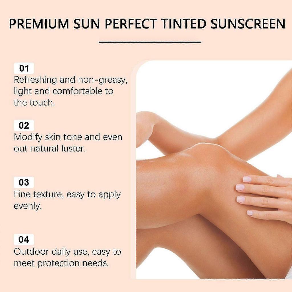 Lightweight Non-Sticky Sunscreen Cream with Broad Spectrum UV Protection Fast Absorbing, No White Cast, Acne-Free, Perfect for Summer Outdoor Activit