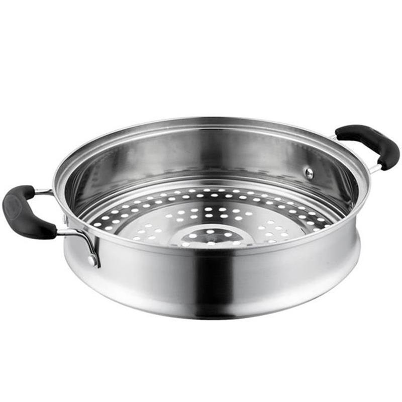 Aishida 26cm Edelstahl Doppelschicht-Dampfgarer