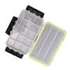 Transparent Plastic Storage Box with Removable Divider Fishing Tackle Fish Hook Protection Box