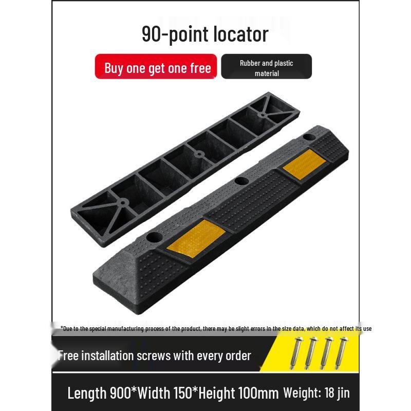 Rubber Parking Space Wheel Stopper and Positioner