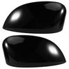ABLZ-Car Side Wing Mirror Cover Rearview Mirror Cover Side Mirror Cover 735452185 735452186 For Fiat 500 2007-