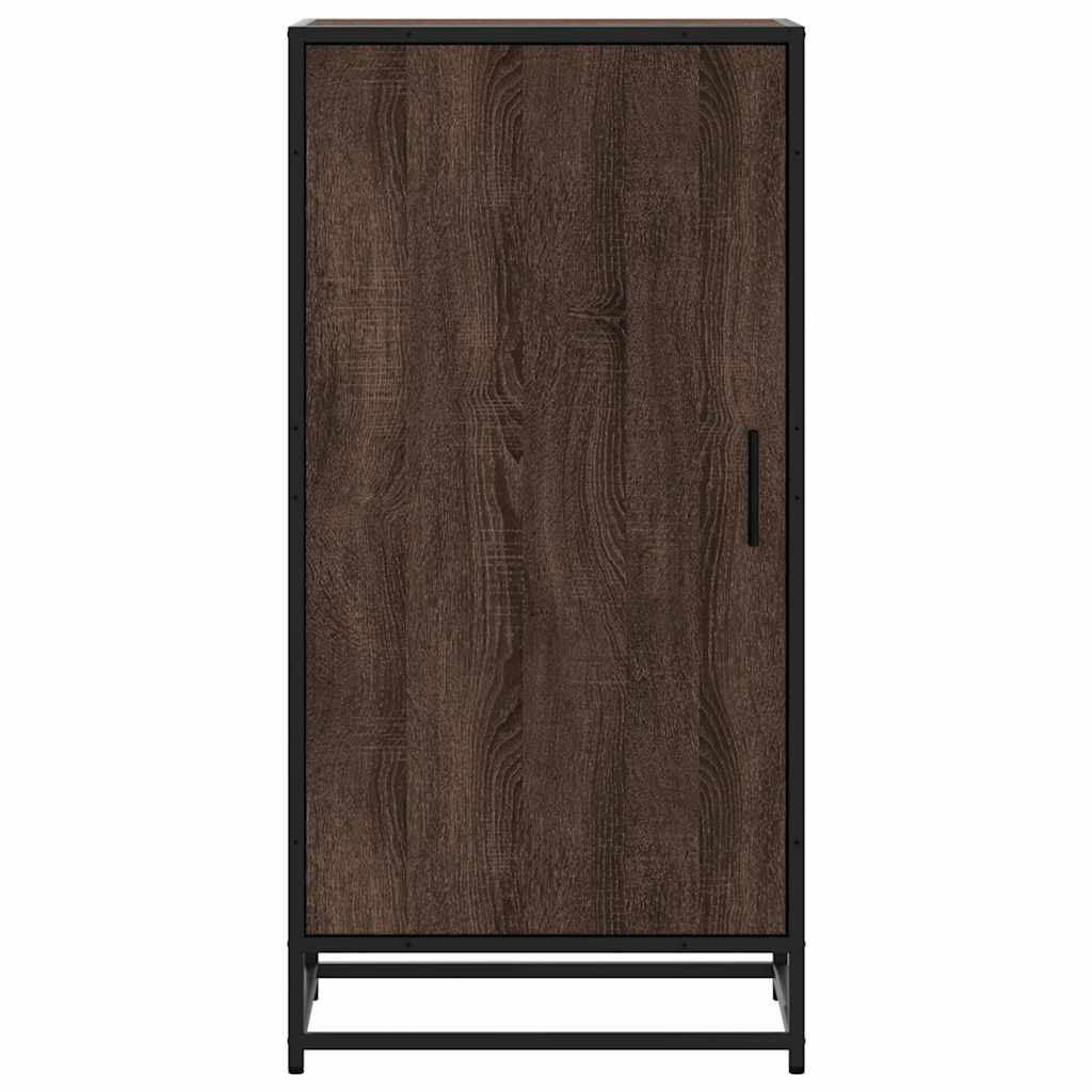 Shoe Rack Brown Oak Effect 48 x 38 x 97.5 cm Engineered Wood