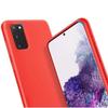 Coque de protection et film de protection - toproduits® - samsung galaxy s20 ultra - rouge - noir - verre trempé