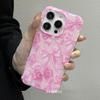 Cute Full-Screen Pink Bowknots Phone Case for IPhone 13 15 14 16 Pro Max Shockproof Protective Lovely Cover for Iphone 17 ProMax