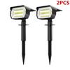 Waterproof Solar Garden Lights 23 LEDs Dual-Purpose Spotlights Outdoor Landscape Lights IP65 Dimmable 8pack Pathway Patio Yard