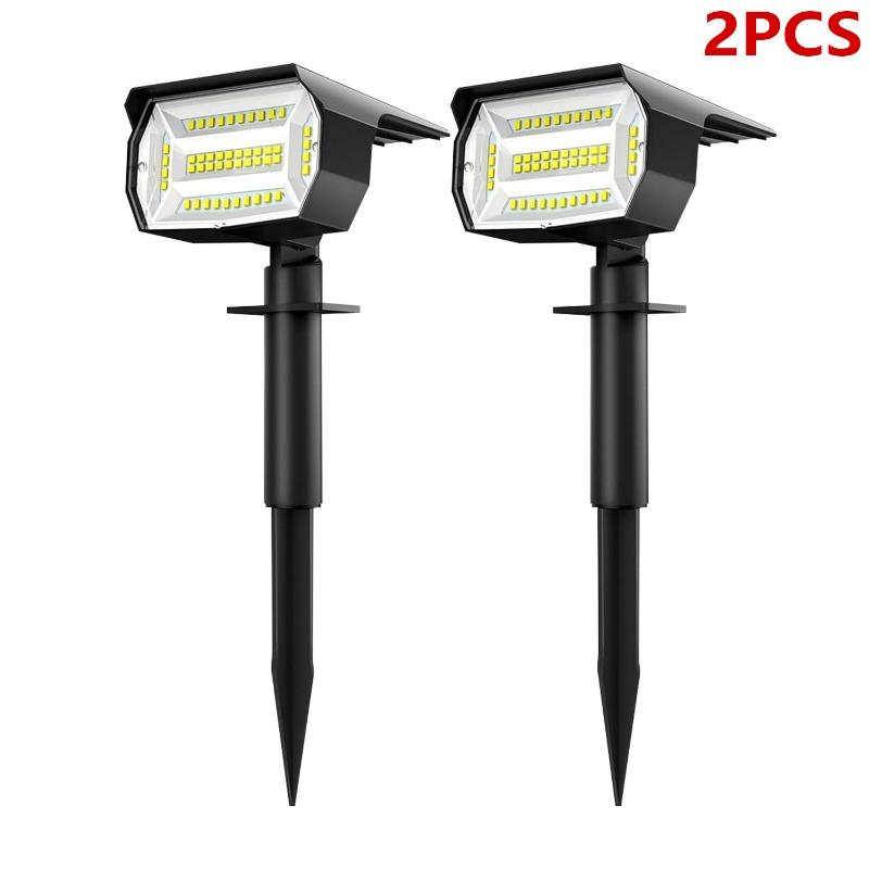 Waterproof Solar Garden Lights 23 LEDs Dual-Purpose Spotlights Outdoor Landscape Lights IP65 Dimmable 8pack Pathway Patio Yard