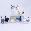 AAGWW Working Cat Figure Kitten Toy Set, Mini Toy Figures, Cat Characters, Birthday Party Accessories, Dark Colors (45 pieces, 5 sets total)