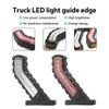 2Pcs LED Side Marker Lights Flowing Turn Signals Lamp Universal For Cars SUV Vans Lorry Rvs Bus Boat Trailer Truck Pickup 24V