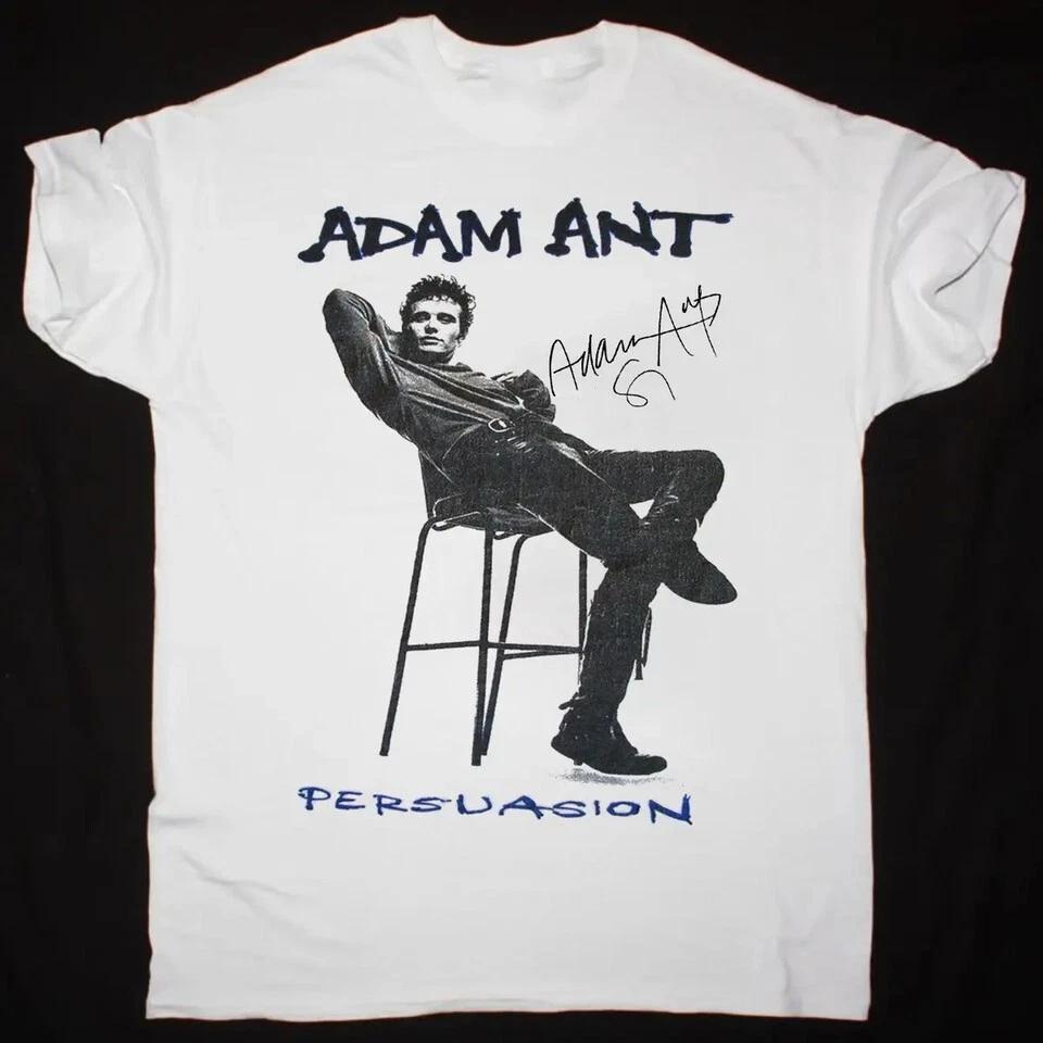 Adam Ant Persuasion Signature White Gift Unisex T-Shirt All Size S To 5XL UU571