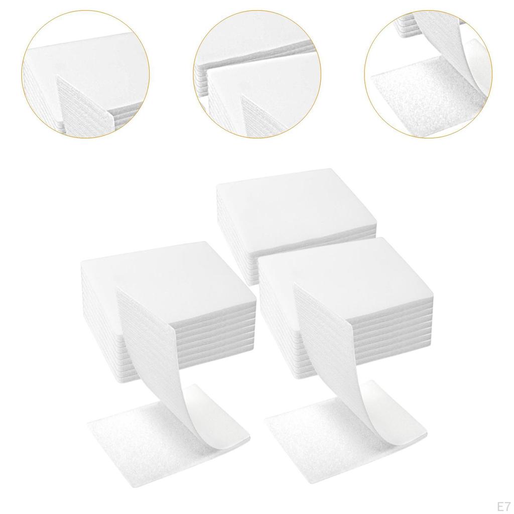Hook and Loop Tape Fastener Strip Interlocking Mounting for DIY Projects Office Carpets