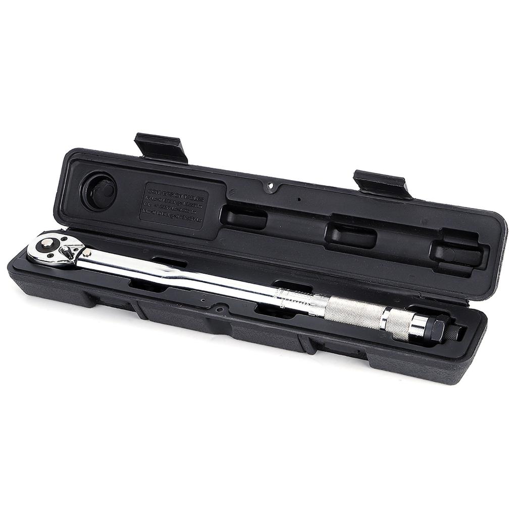 3 8in 19 110NM Torque Wrench High Precision Quick Release Preset Ratcheting Spanner Auto Repair ToolsWith Accessories