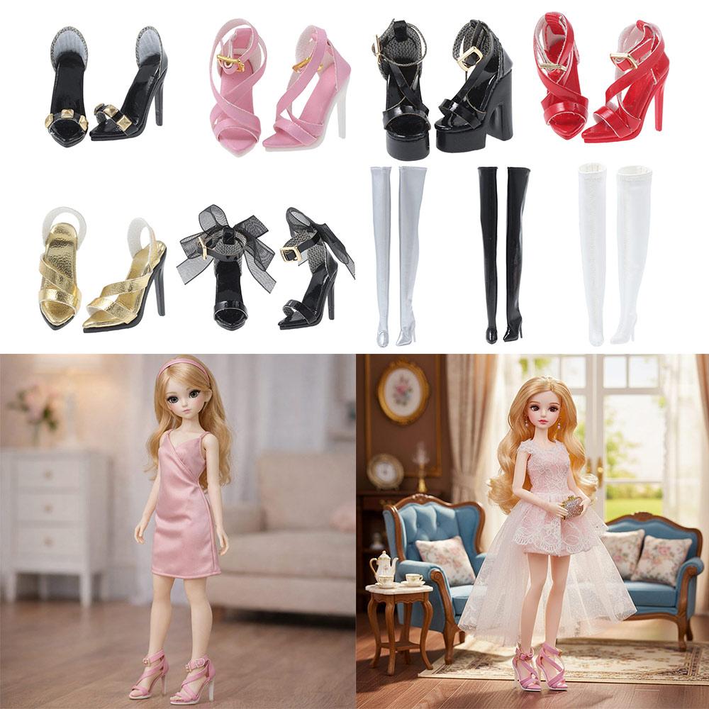 Handmade Doll Shoes 1/6 Supermodel Doll Doll Boots BJD Doll Shoes Doll Accessories