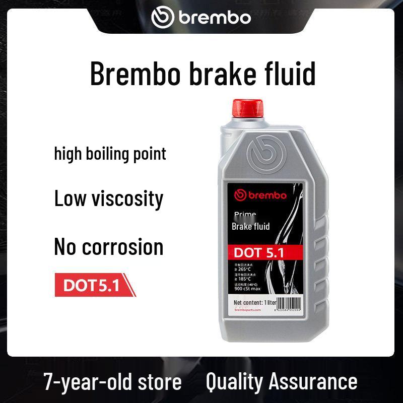 Brembo DOT4/5.1 Brake Fluid - Compatible with Mercedes, BMW, Cadillac & EVs