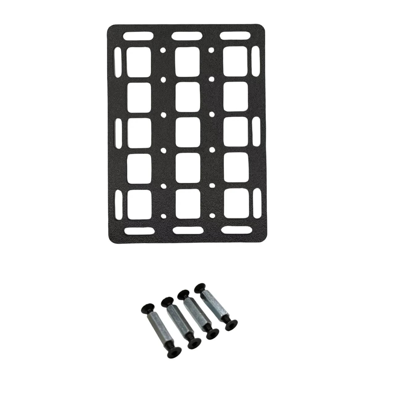 

Motorcycle Molle ABS panel for tactical side box modular storage suspension system free installation nails