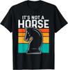 Funny Chess Shirt Its a Knight Its Not a Horse Vintage Mens T-Shirt