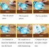 Holz-Klopfpuzzle Kinderspielzeug Kork Holzhammer Klopfnagel Universum Verkehr Tierpuzzle Lernspielzeug Set