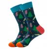 Christmas Tree Socks, Sizes 35-38
