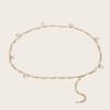 Fashion Heart Faux Pearl Waist Chain With Metal For Summer Womens Party Wear