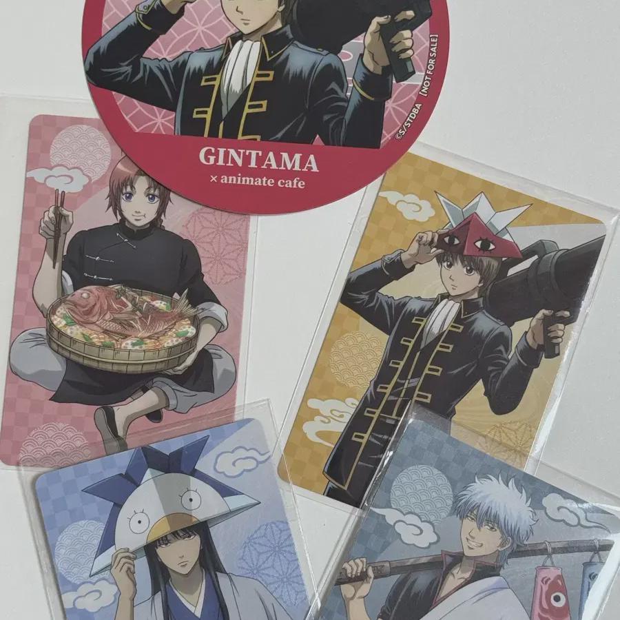 

Gingon Animate Collaboration Photo Card Coaster Камуи Кинтоки Зура Сого
