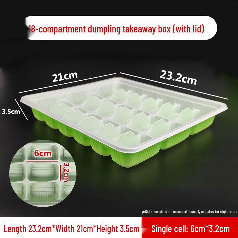 Yangge Einweg-Knödel-Takeout-Behälter mit Deckeln