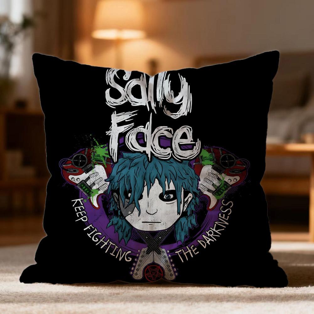 Hot SSally Faceed Cushion Cover Soft Washable Pillow Case Multi-Scene for Couch Bed Travel Office Use