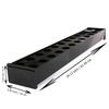 24-Inch Long Transparent Acrylic Rectangular Floral Centerpiece Modern Vase for Dining Table Decorative Usage
